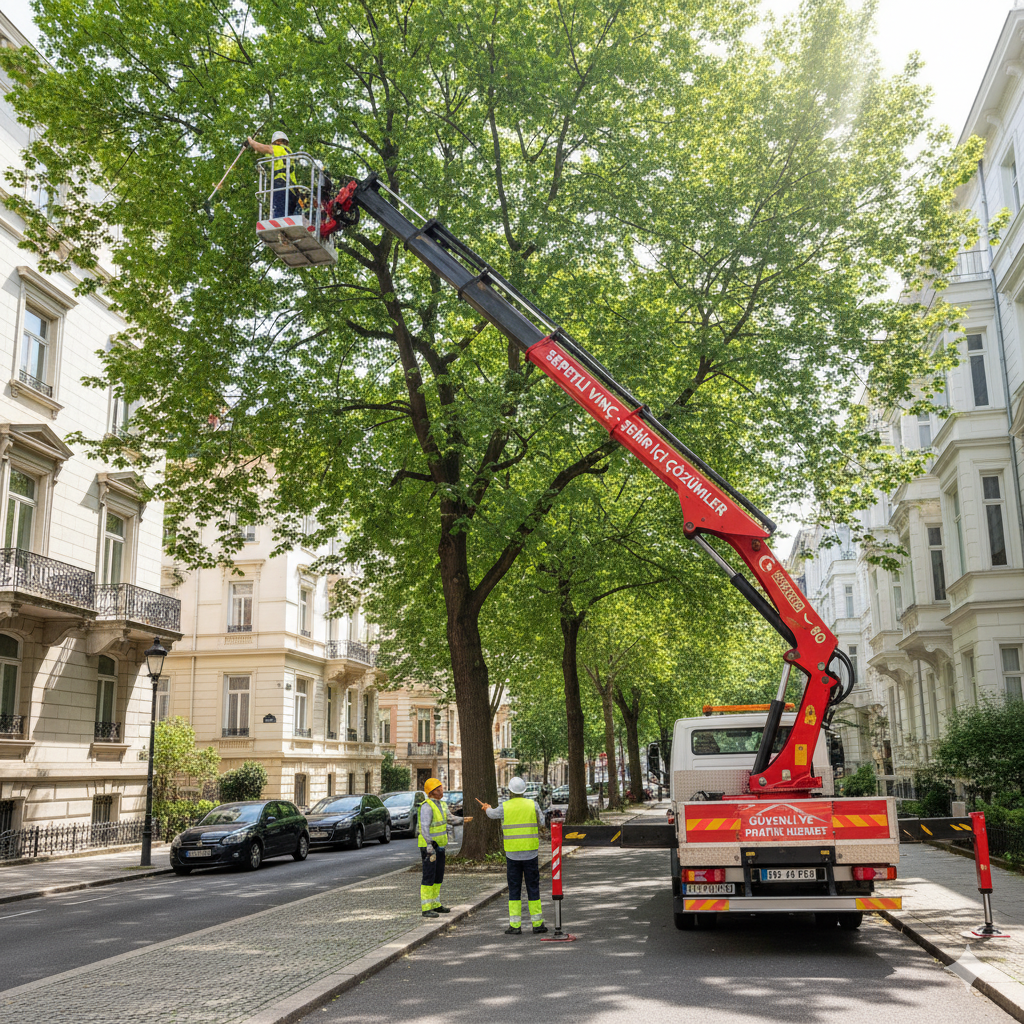 Sepetli Vinç ile Yüksekte Çalışma: Güvenlik ve Verimlilik Bir Arada